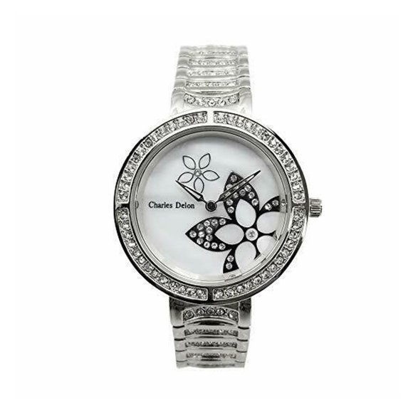Charles Delon Dress/Formal Style Silver Watch Charles Delon Watch - Etsy main image 4